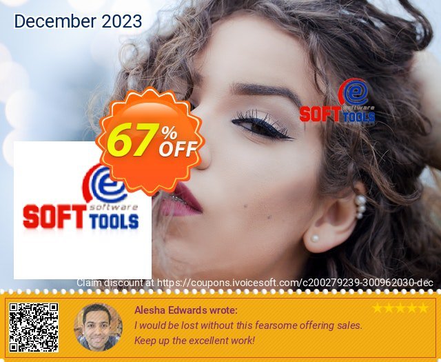 eSoftTools 2 Product (OST Recovery + PST Recovery) - Enterprise License discount 67% OFF, 2024 Mother's Day promo. Coupon code eSoftTools 2 Product (OST Recovery + PST Recovery) - Enterprise License