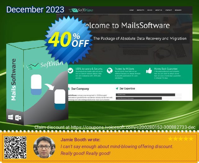 MailsSoftware OST to PST Converter - Business License eksklusif penawaran waktu Screenshot