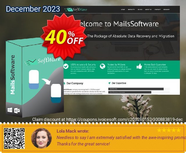 MailsSoftware Free OST Viewer 令人印象深刻的 优惠码 软件截图