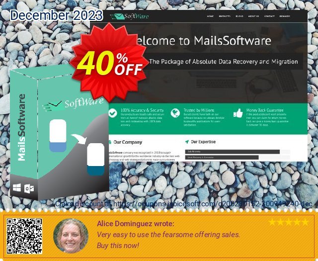 MailsSoftware Thunderbird to Outlook Converter - Business License 惊人的 产品销售 软件截图