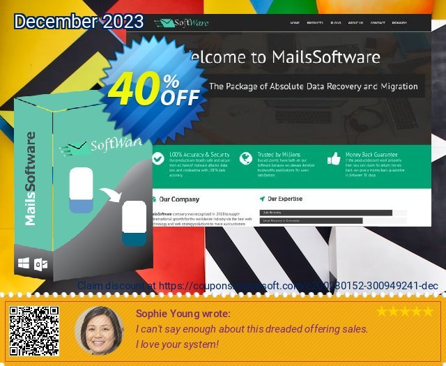 MailsSoftware Thunderbird to Outlook Converter - Enterprise License  최고의   할인  스크린 샷