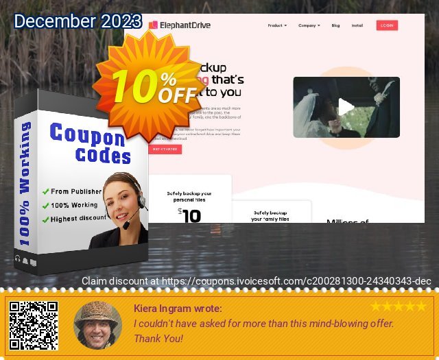 Ice Backup Subscription ausschließlich Promotionsangebot Bildschirmfoto