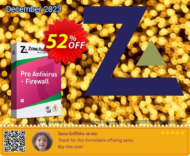 ZoneAlarm Pro Antivirus + Firewall  놀라운   가격을 제시하다  스크린 샷