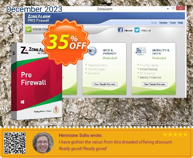 ZoneAlarm Pro Firewall (3 PCs License)  경이로운   할인  스크린 샷