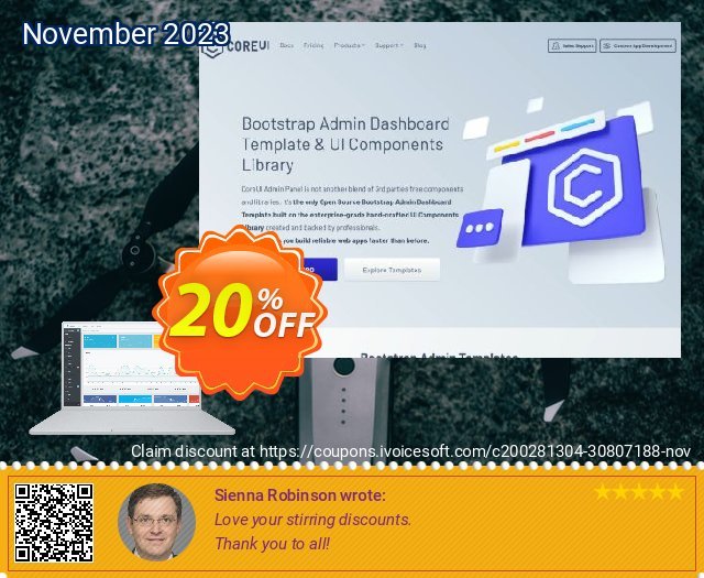 CoreUI PRO Angular Admin Template Team discount 20% OFF, 2022 January promo sales. CoreUI PRO Angular Admin Template Team Impressive discounts code 2022