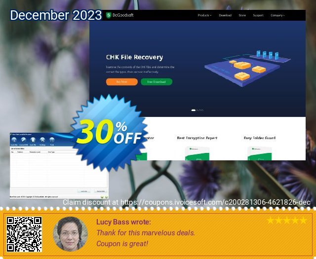 DoGoodsoft Best Disk Lock discount 30% OFF, 2022 New Year's Day offering sales. Best Disk Lock Stunning deals code 2022