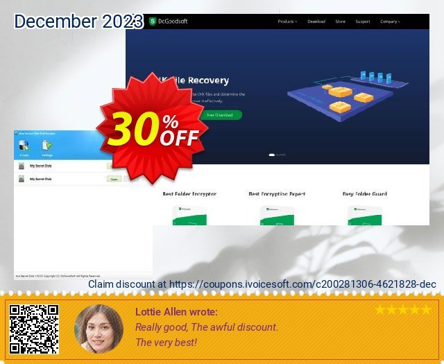 DoGoodsoft Ace Secret Disk discount 30% OFF, 2022 January offering sales. Ace Secret Disk Imposing discount code 2022