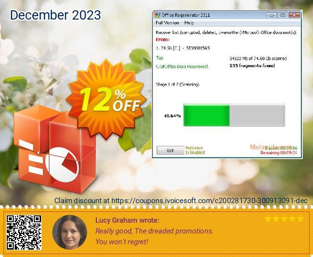 PowerPoint Regenerator mengagetkan diskon Screenshot