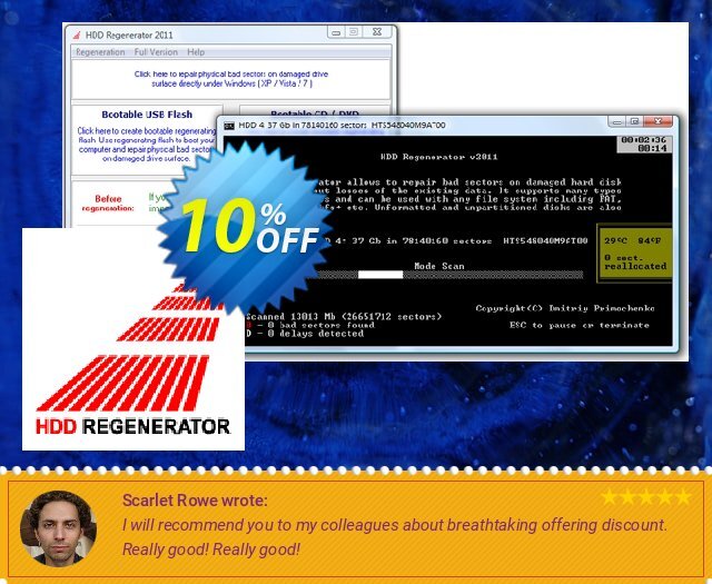 HDD Regenerator discount 10% OFF, 2024 April Fools' Day discount. 10% OFF HDD Regenerator, verified