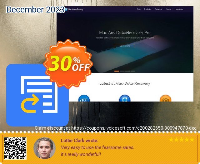 Mac Any Data Recovery Pro - Vietnamese atemberaubend Ermäßigung Bildschirmfoto