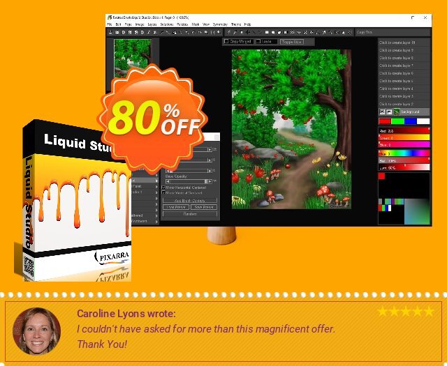 Pixarra Liquid Studio marvelous penawaran loyalitas pelanggan Screenshot