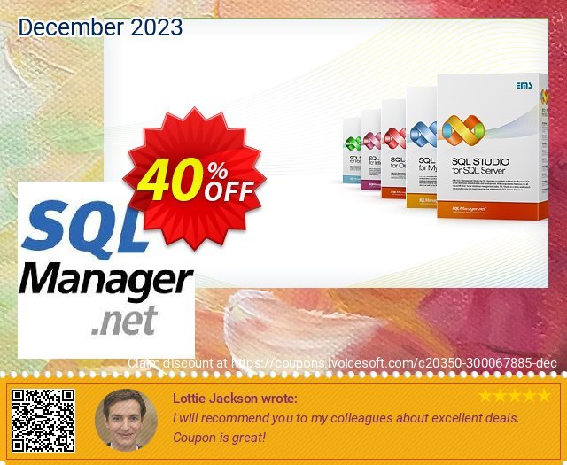 EMS Data Comparer for MySQL (Business) + 2 Year Maintenance discount 30% OFF, 2023 Good Friday offering sales. Coupon code EMS Data Comparer for MySQL (Business) + 2 Year Maintenance