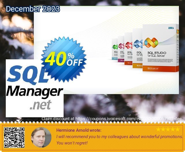 EMS SQL Query for MySQL (Business) + 1 Year Maintenance discount 30% OFF, 2023 April Fools Day offering sales. Coupon code EMS SQL Query for MySQL (Business) + 1 Year Maintenance