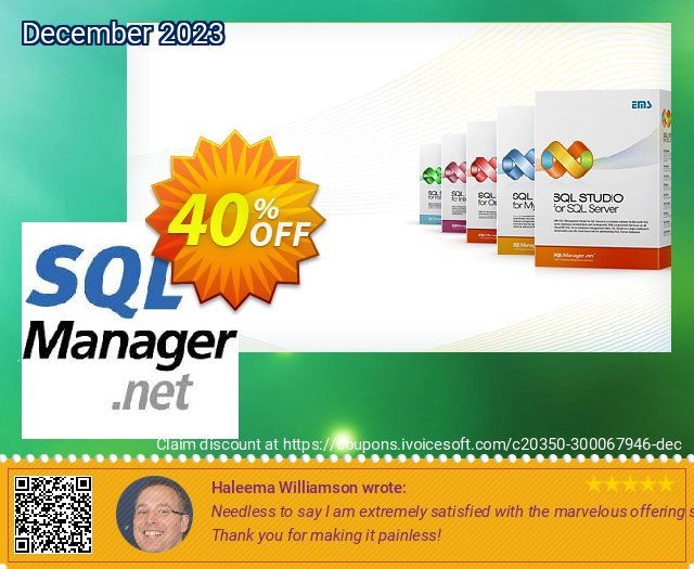 EMS DB Comparer for PostgreSQL (Business) + 3 Year Maintenance discount 30% OFF, 2023 Easter offering sales. Coupon code EMS DB Comparer for PostgreSQL (Business) + 3 Year Maintenance
