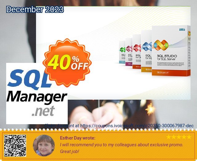 EMS Data Generator for SQL Server (Business) + 2 Year Maintenance discount 30% OFF, 2023 April Fools Day promotions. Coupon code EMS Data Generator for SQL Server (Business) + 2 Year Maintenance