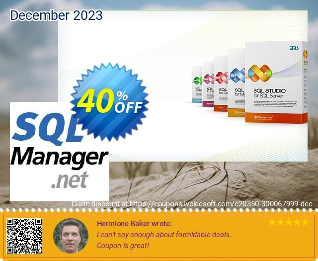 EMS DB Comparer for SQL Server (Business) + 2 Year Maintenance discount 30% OFF, 2023 World Backup Day offering sales. Coupon code EMS DB Comparer for SQL Server (Business) + 2 Year Maintenance