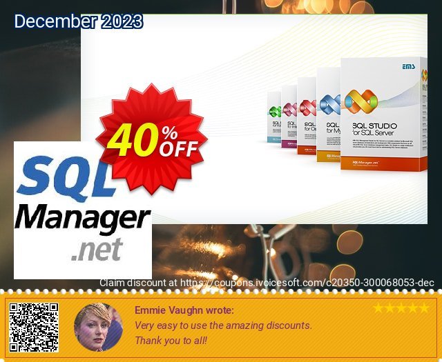 EMS DB Comparer for InterBase/Firebird (Business) + 2 Year Maintenance discount 30% OFF, 2023 April Fools' Day promo. Coupon code EMS DB Comparer for InterBase/Firebird (Business) + 2 Year Maintenance