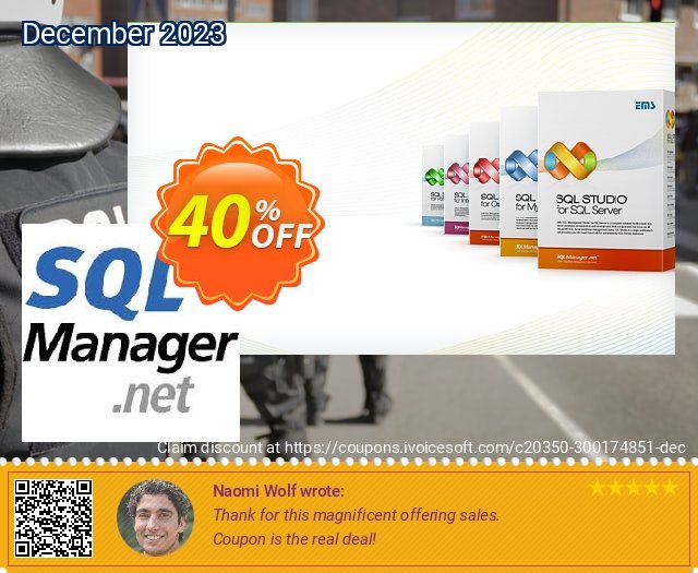 EMS SQL Manager for DB2 (Business) + 1 Year Maintenance discount 30% OFF, 2023 Easter promo sales. Coupon code EMS SQL Manager for DB2 (Business) + 1 Year Maintenance