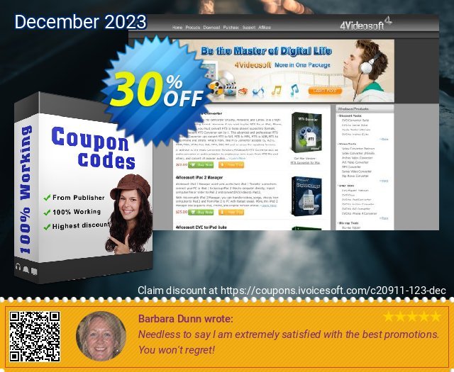 4Videosoft PSP Video Converter for Mac discount 30% OFF, 2022 New Year's Day promo sales. 4Videosoft coupon (20911)