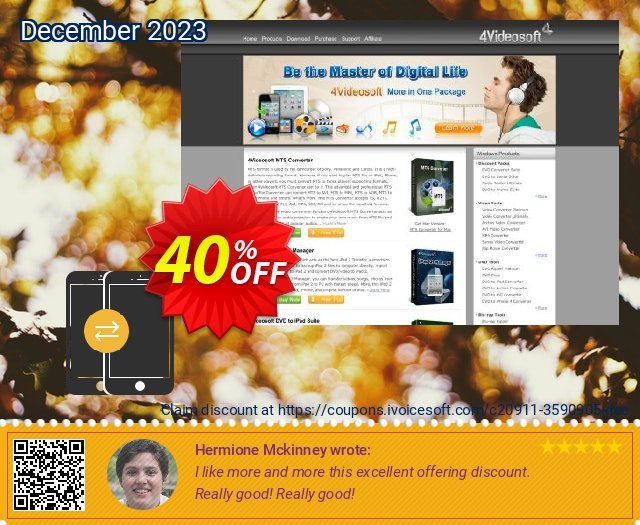 4Videosoft iOS Transfer discount 40% OFF, 2024 Labour Day offering sales. 4Videosoft iPhone Transfer excellent discounts code 2024