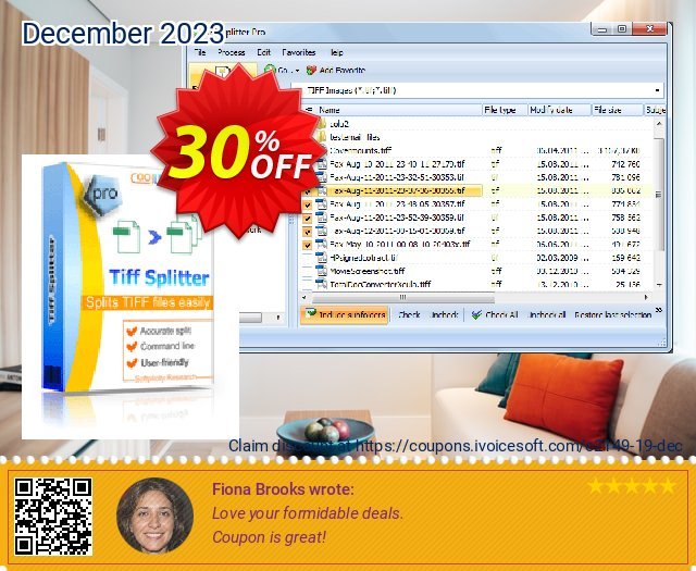 Coolutils Tiff Splitter erstaunlich Verkaufsförderung Bildschirmfoto