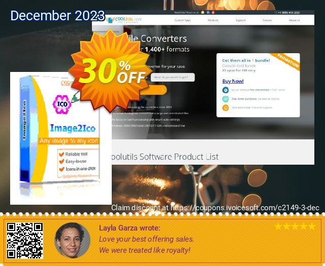 Coolutils Image2Ico discount 30% OFF, 2024 Resurrection Sunday offering deals. 30% OFF JoyceSoft