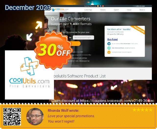 Coolutils EXIFViewer discount 30% OFF, 2024 April Fools' Day offering sales. 30% OFF JoyceSoft