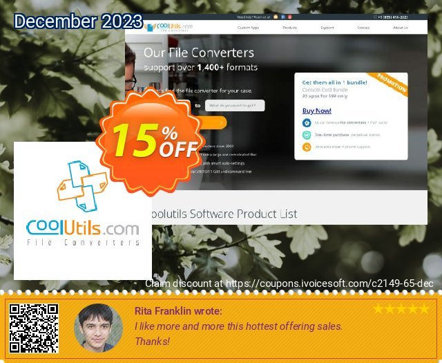 Coolutils DB Elephant PostgreSQL Converter beeindruckend Promotionsangebot Bildschirmfoto