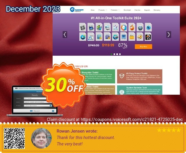 Gilisoft Video Watermark Removal Tool - 3 PC / Liftetime baik sekali voucher promo Screenshot