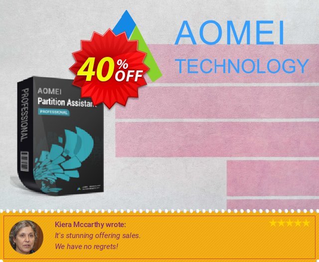 AOMEI Partition Assistant Pro + Lifetime Upgrade  놀라운   프로모션  스크린 샷