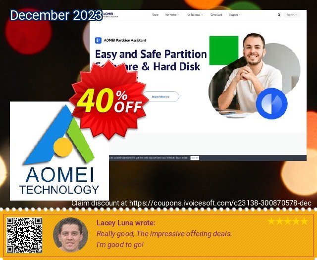 AOMEI Centralized Backupper (Unlimited PCs) discount 40% OFF, 2022 All Hallows' Eve offering discount. AOMEI Centralized Backupper Ultimate coupon Off