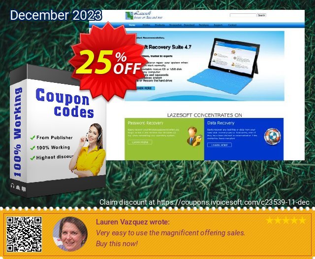 Lazesoft Disk Image & Clone Unlimited Edition discount 25% OFF, 2022 ​Spooky Day offering sales. Lazesoft (23539)