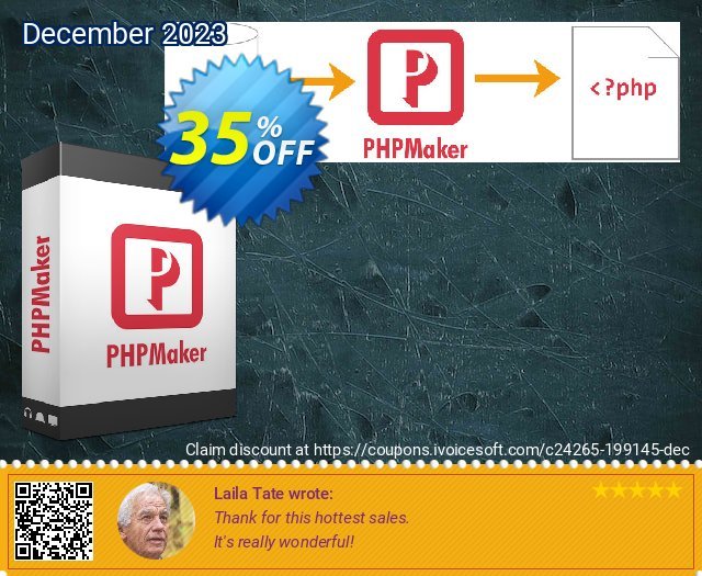 PHPMaker UPGRADE terbaik promo Screenshot