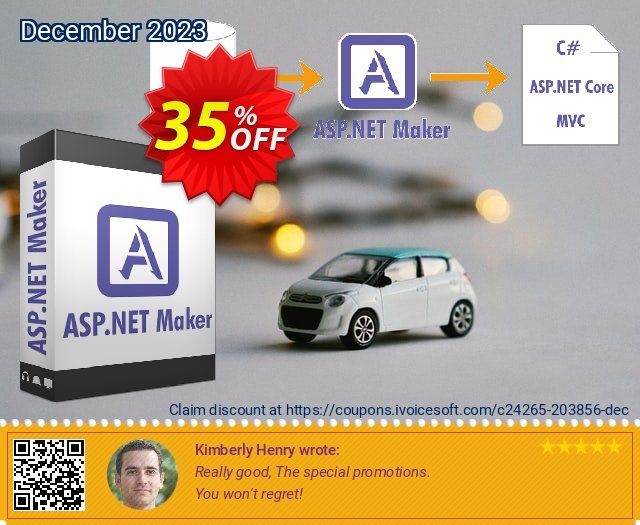ASP.NET Maker discount 35% OFF, 2022 Global Running Day offering sales. Coupon code ASP.NET Maker