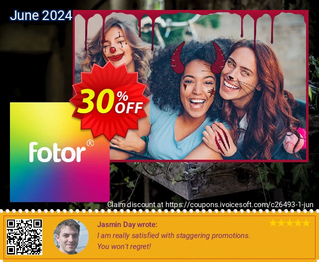 Fotor PRO discount 30% OFF, 2024 April Fools' Day offering sales. 30% OFF Fotor PRO, verified