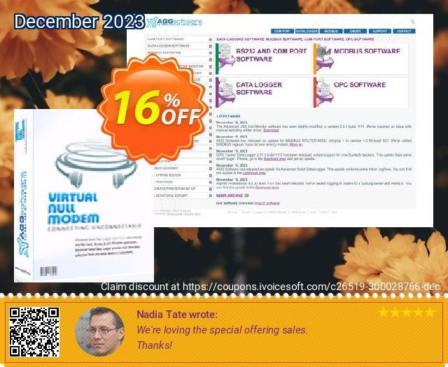 Aggsoft Virtual Null Modem Lite dahsyat penawaran deals Screenshot