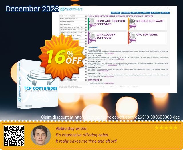 Aggsoft TCP COM Bridge yg mengagumkan penawaran promosi Screenshot