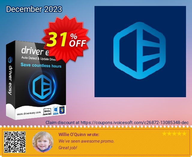 Driver Easy (30 Computers License / 1 Year) discount 31% OFF, 2022 Magic Day offering deals. Driver Easy - 30 Computers License / 1 Year formidable discounts code 2022
