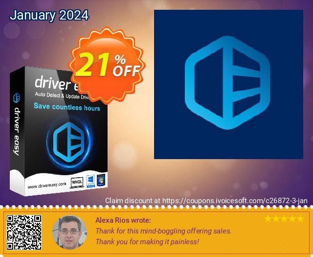 DriverEasy for 1 PC discount 21% OFF, 2022 British Columbia Day offering sales. Driver Easy 20% Coupon