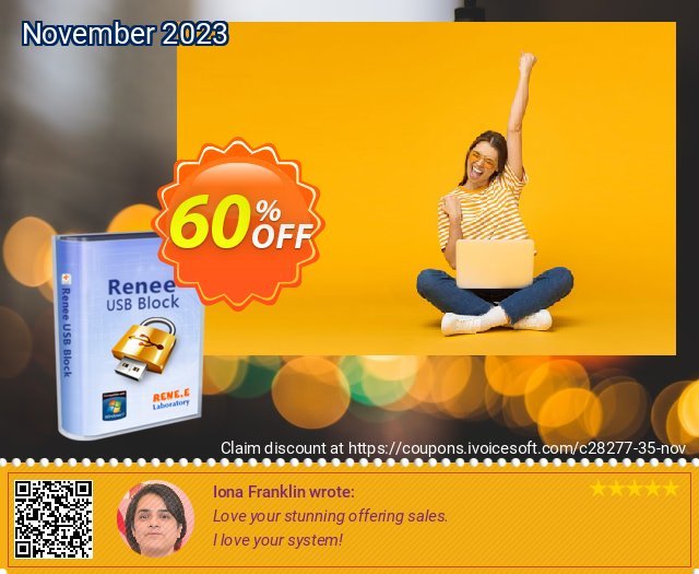 Renee USB Block toll Außendienst-Promotions Bildschirmfoto