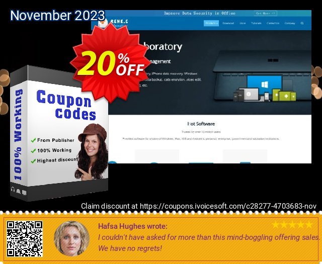 Renee Screen Recorder fantastisch Promotionsangebot Bildschirmfoto