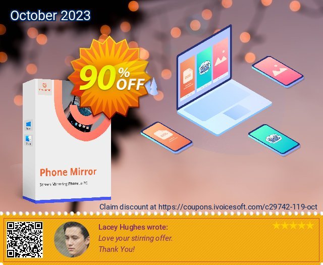 Tenorshare Phone Mirror überraschend Außendienst-Promotions Bildschirmfoto