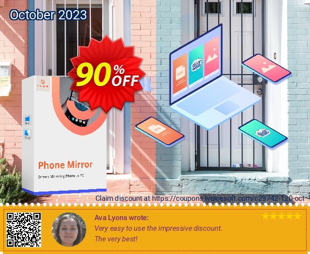 Tenorshare Phone Mirror (1 Month) discount 90% OFF, 2024 Labour Day discounts. 90% OFF Tenorshare Phone Mirror (1 Month), verified