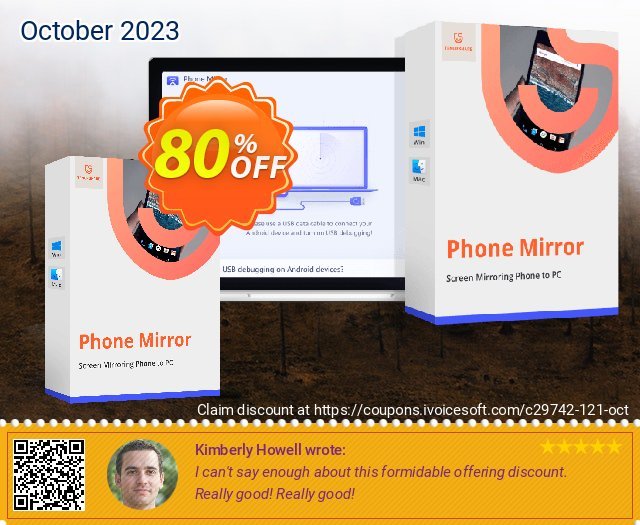 Tenorshare Phone Mirror (1 Quarter) discount 80% OFF, 2024 April Fools' Day discounts. 90% OFF Tenorshare Phone Mirror (1 Quarter), verified