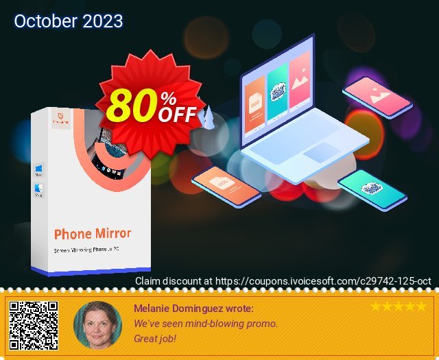 Tenorshare Phone Mirror for MAC (1 year) mengagetkan promo Screenshot