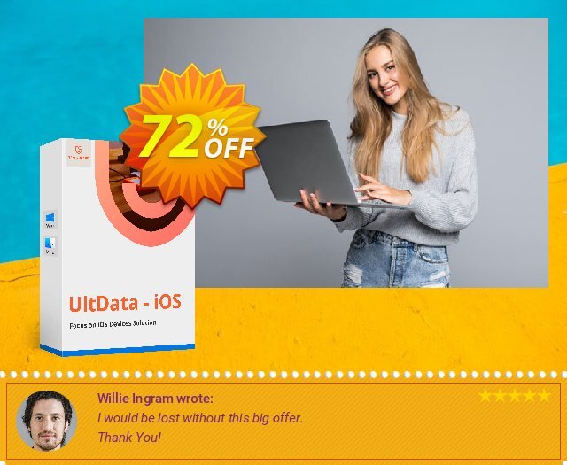 Tenorshare UltData discount 72% OFF, 2024 April Fools' Day deals. %50 OFF-Any Data Recovery Pro