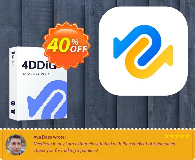 Tenorshare 4DDiG Mac Data Recovery (1 Month License) discount 40% OFF, 2024 Easter Day offering discount. 40% OFF Tenorshare 4DDiG Mac Data Recovery (1 Month License), verified