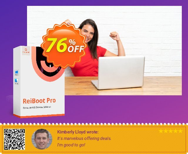 Tenorshare ReiBoot Pro discount 76% OFF, 2024 Spring offering deals. 10% Tenorshare 29742