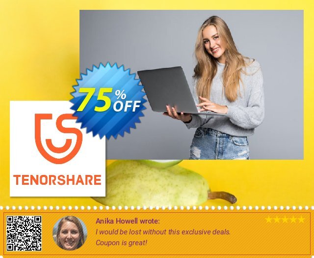 Tenorshare Data Backup (2-5 PCs) discount 75% OFF, 2024 World Heritage Day deals. discount