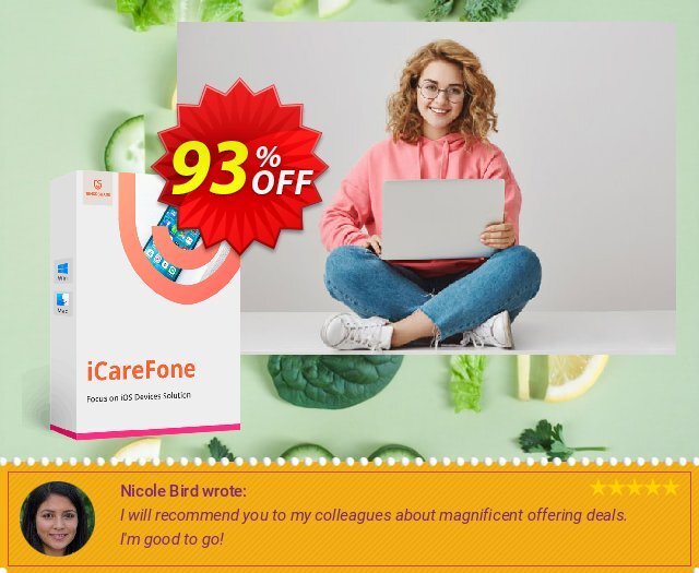 Tenorshare iCareFone (6-10 PCs) discount 93% OFF, 2024 Resurrection Sunday offering sales. 93% OFF Tenorshare iCareFone (6-10 PCs), verified